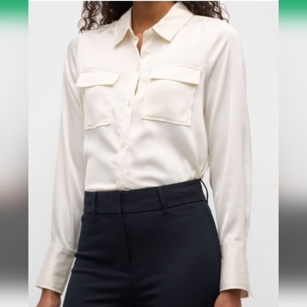 Derek Lam Lorena Satin Blouse